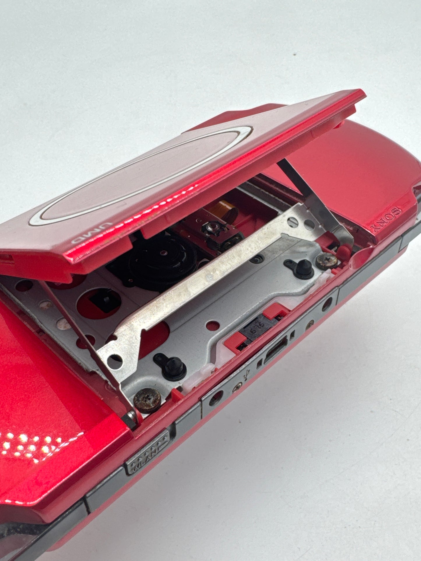 Sony PlayStation Portable PSP-3000 Red Console #366 w/1200mAh Battery