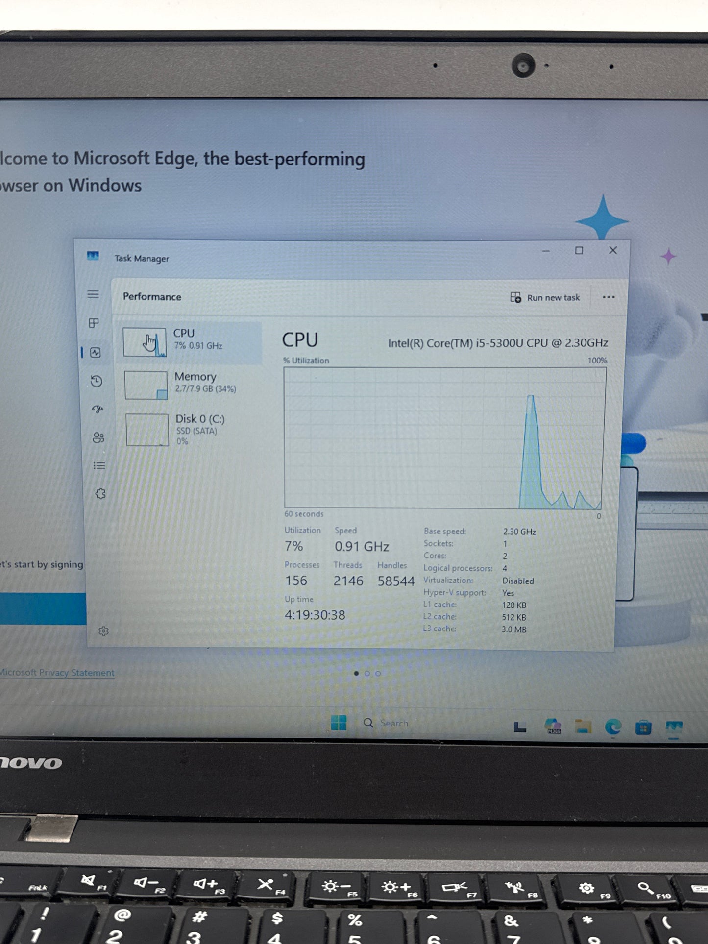 Lenovo ThinkPad T450s 8GB RAM 256GB SSD Intel i5-5300U Laptop #54 READ