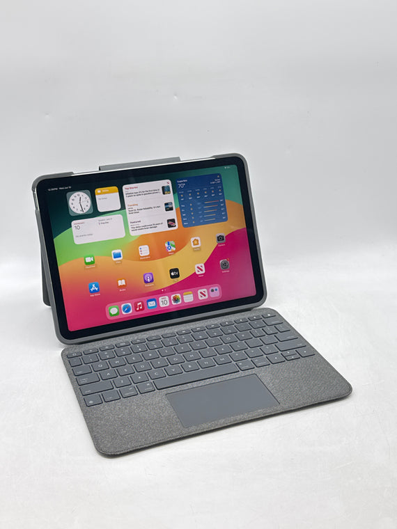Unlocked Apple iPad Air 4th Gen 10.9" A2324 64GB Wi-Fi + Cellular Green with Case