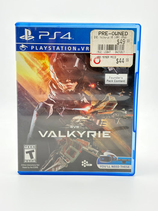 EVE Valkyrie Sony PlayStation 4 PS4 Game Free Shipping