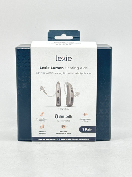 lexie Lumen Self-fitting OTC Hearing Aids NEW