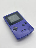 Nintendo Game Boy Color CGB-001 Purple Console #646 Aftermarket Lens or/and Shell image 1
