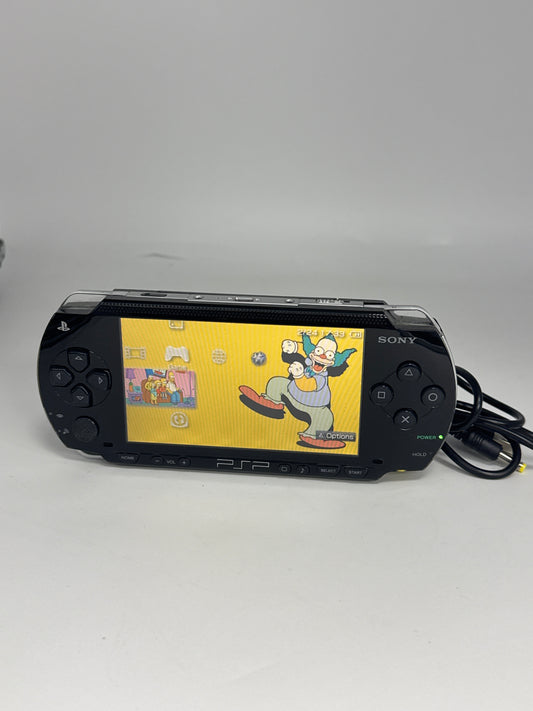 Sony PSP-1000 Piano Black Console #428 w/ 1800mAh Battery & Charger