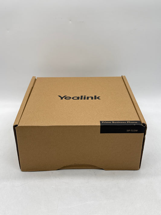 New Yealink SIP-T53W 8 Lines IP Phone Black