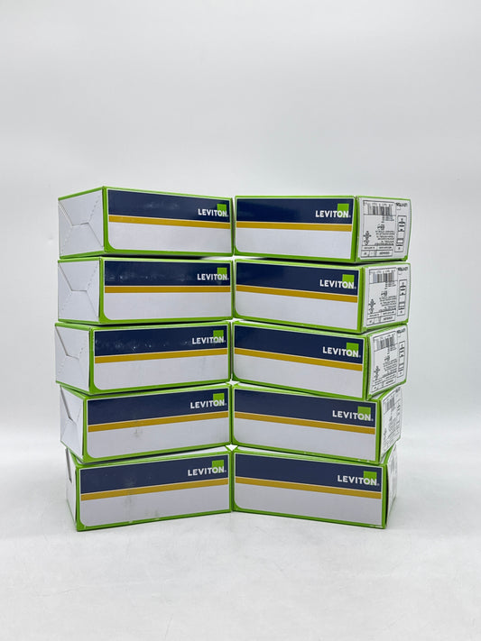 New Lot of 10 Leviton ODS06-IDW Sensor Wall Switch