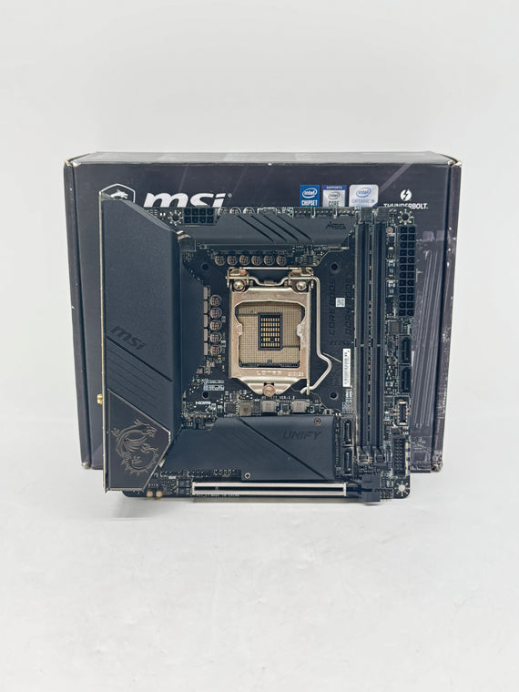 MSI MEG Z490I Unify Mini-ITX LGA1200 DDR4 Motherboard w/ Box