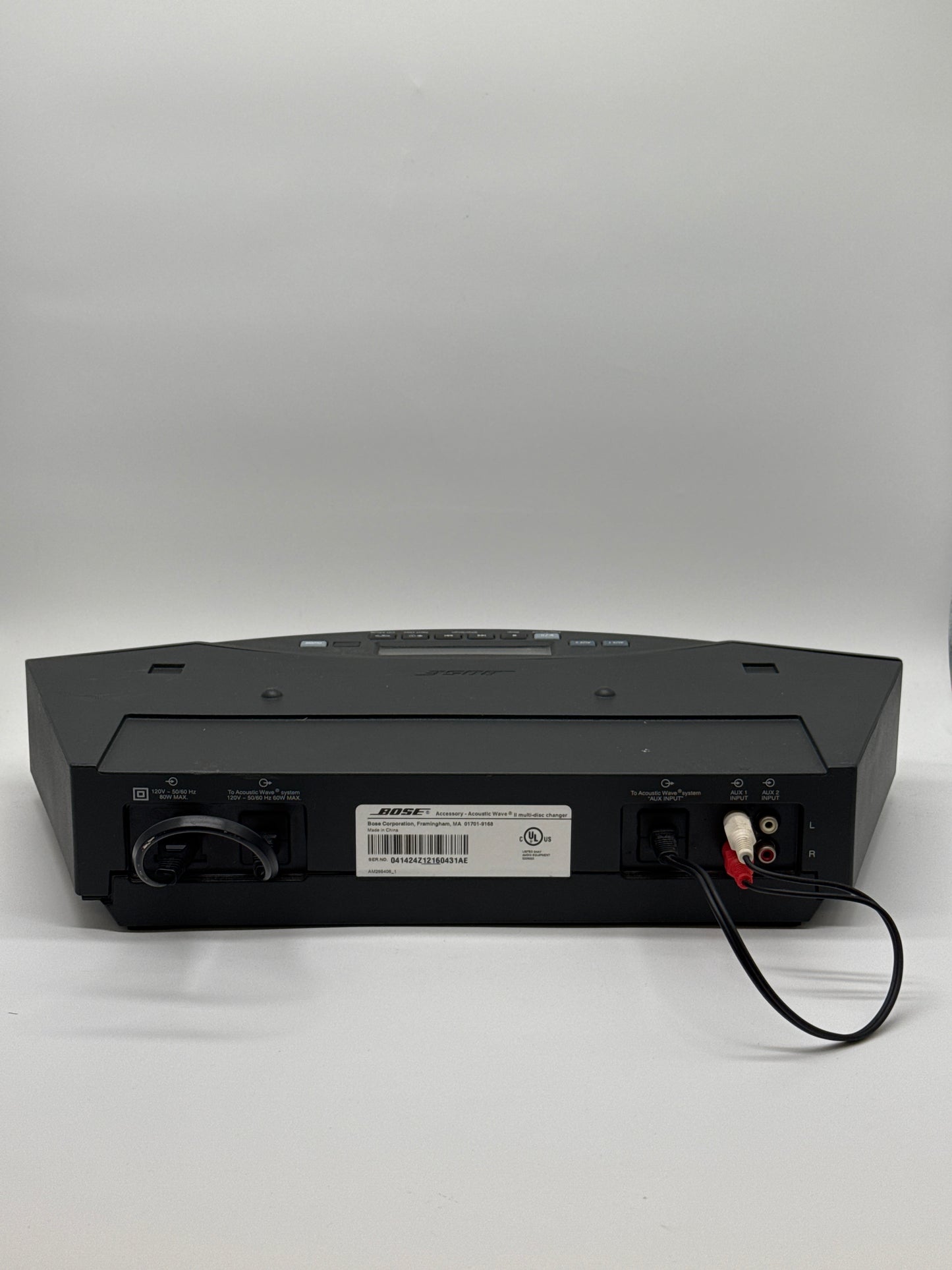 Bose Acoustic Wave Music System II Black 5 Disc CD Changer - For Parts