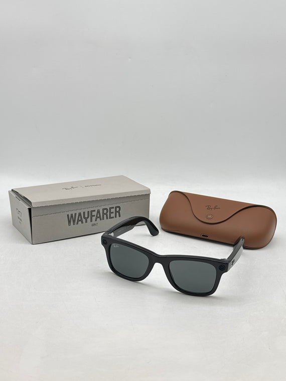 Ray-Ban Meta Wayfarer Gen 2 Smart Glasses RW4012 Shiny Black / Green-G15