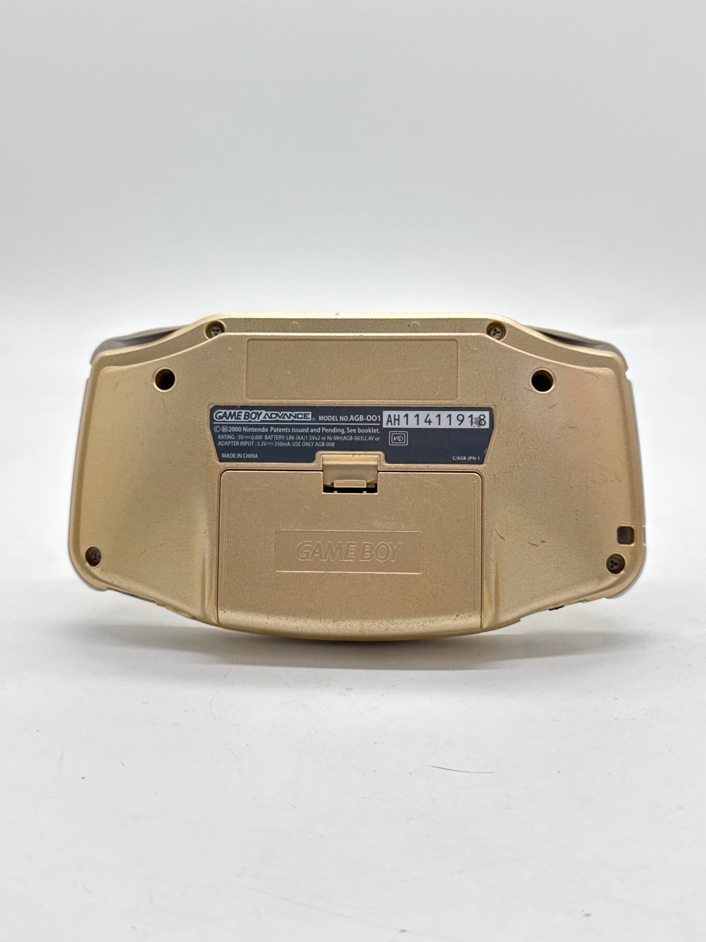 Nintendo Game Boy Advance AGB-001 Gold Console #393