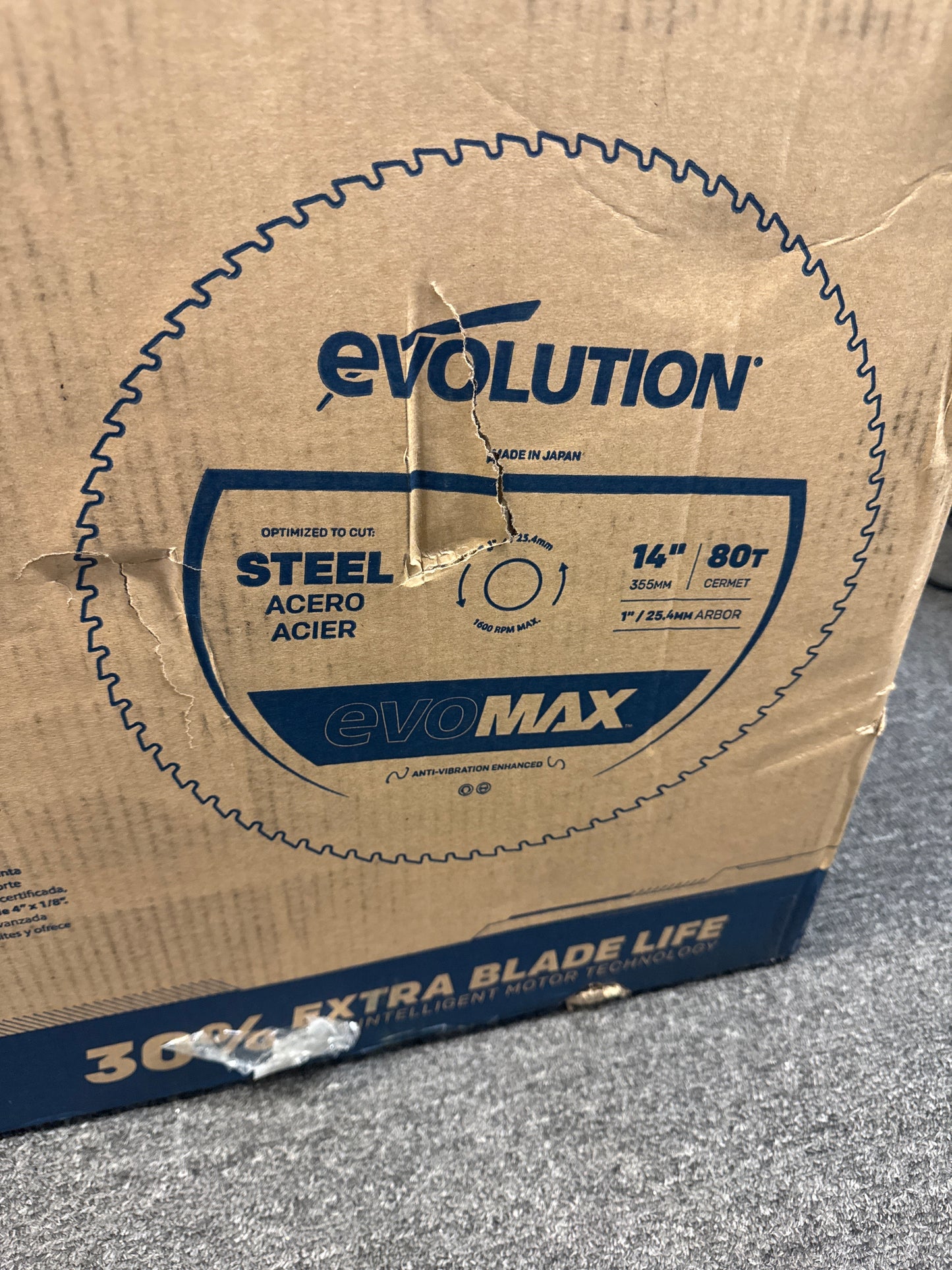 Evolution S14MCS: Metal Cutting Mitering Chop Saw With 14 in. EVOMAX14ST Blade