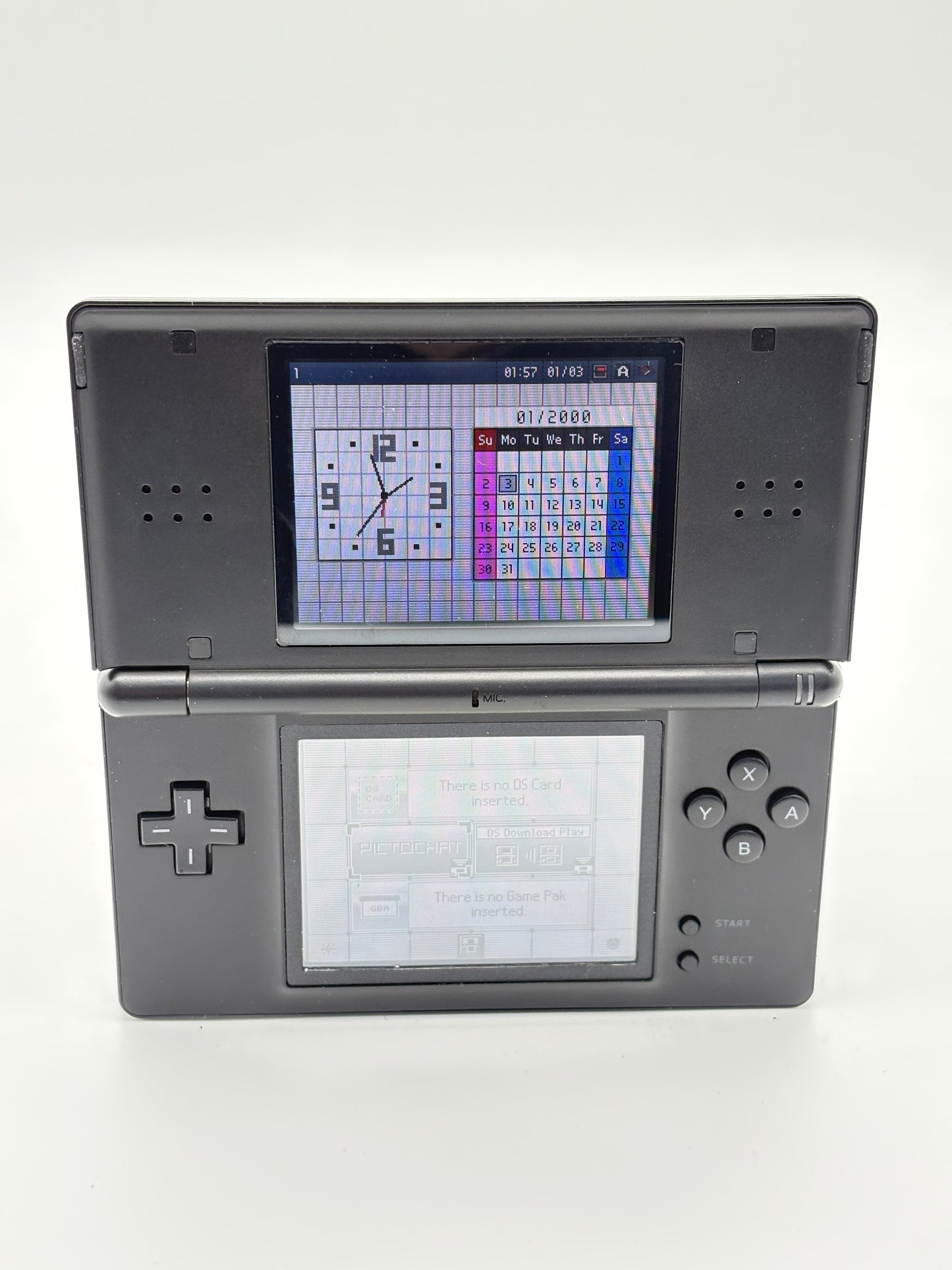 Nintendo DS Lite USG-001 Black Console UNTESTED AS IS #300