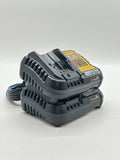 DEWALT DCB1104 Battery Charger Lot of 2 12V/20V MAX Li-Ion Tested Works image 5
