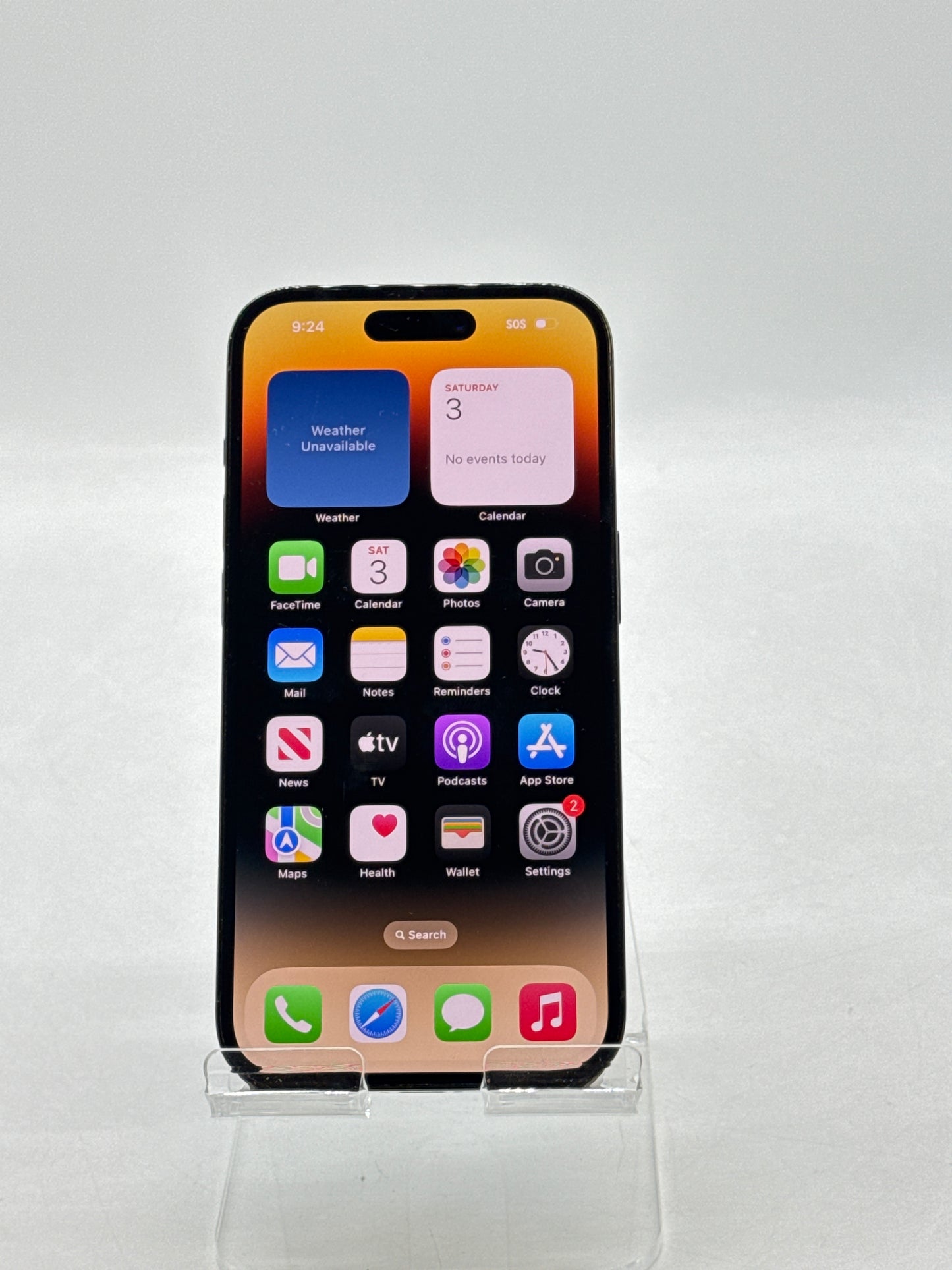 Unlocked Apple iPhone 14 Pro A2650 512GB Space Black 89% Battery Health