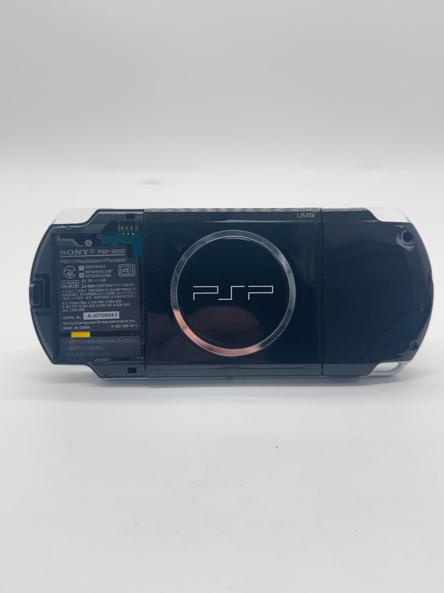 Sony PSP-3000 Piano Black Console Only #101 No Battery No Lid No Charger AS IS