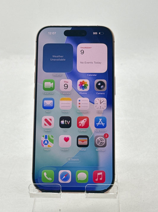 AT&T Apple iPhone 16 Pro A3083 256GB Desert Titanium 93% Battery Health 326 Cycle