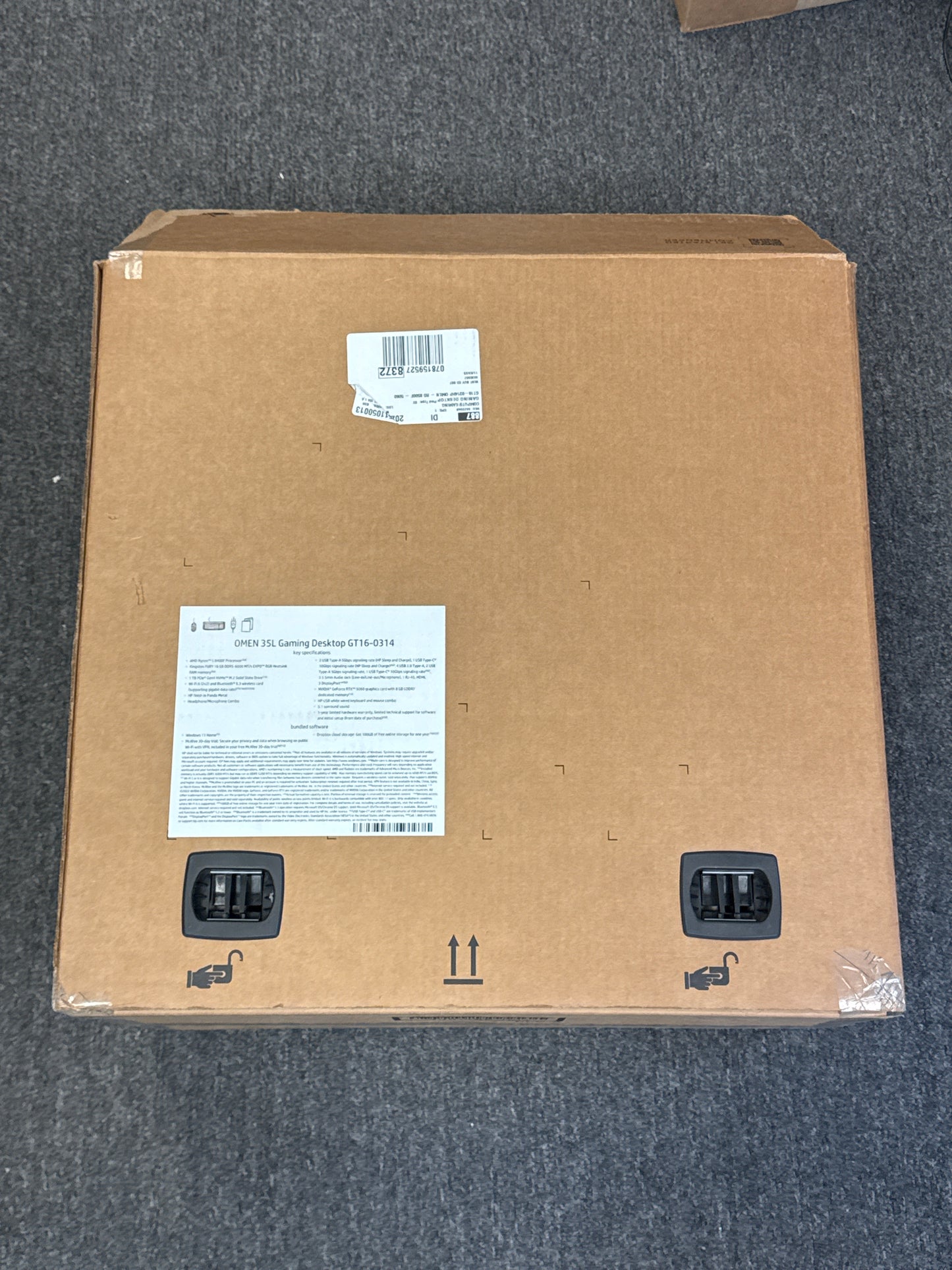 HP OMEN 35L Gaming Desktop Ryzen 5 8400F 1TB SSD 16GB RAM RTX 5060 8GB Open Box