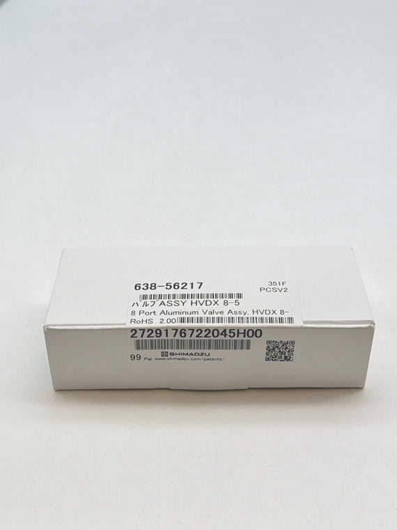 New Shimadzu 638-56217 8-Port Aluminum Valve