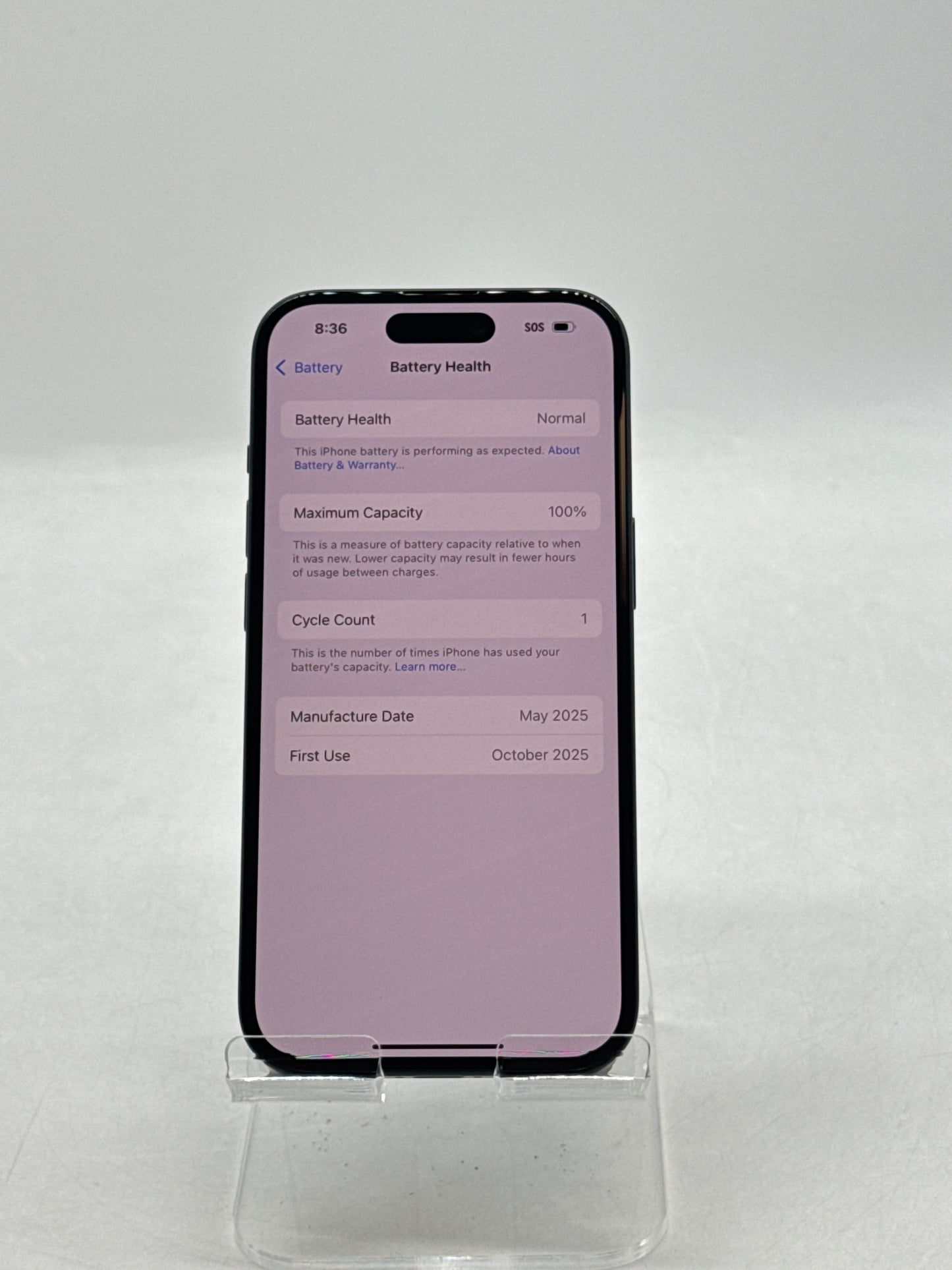 Boost Apple iPhone 15 A2846 128GB Black 100% Battery Health