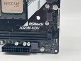 ASRock A320M-HDV AM4 Micro ATX Motherboard AMD Ryzen 3 1200 Used image 3
