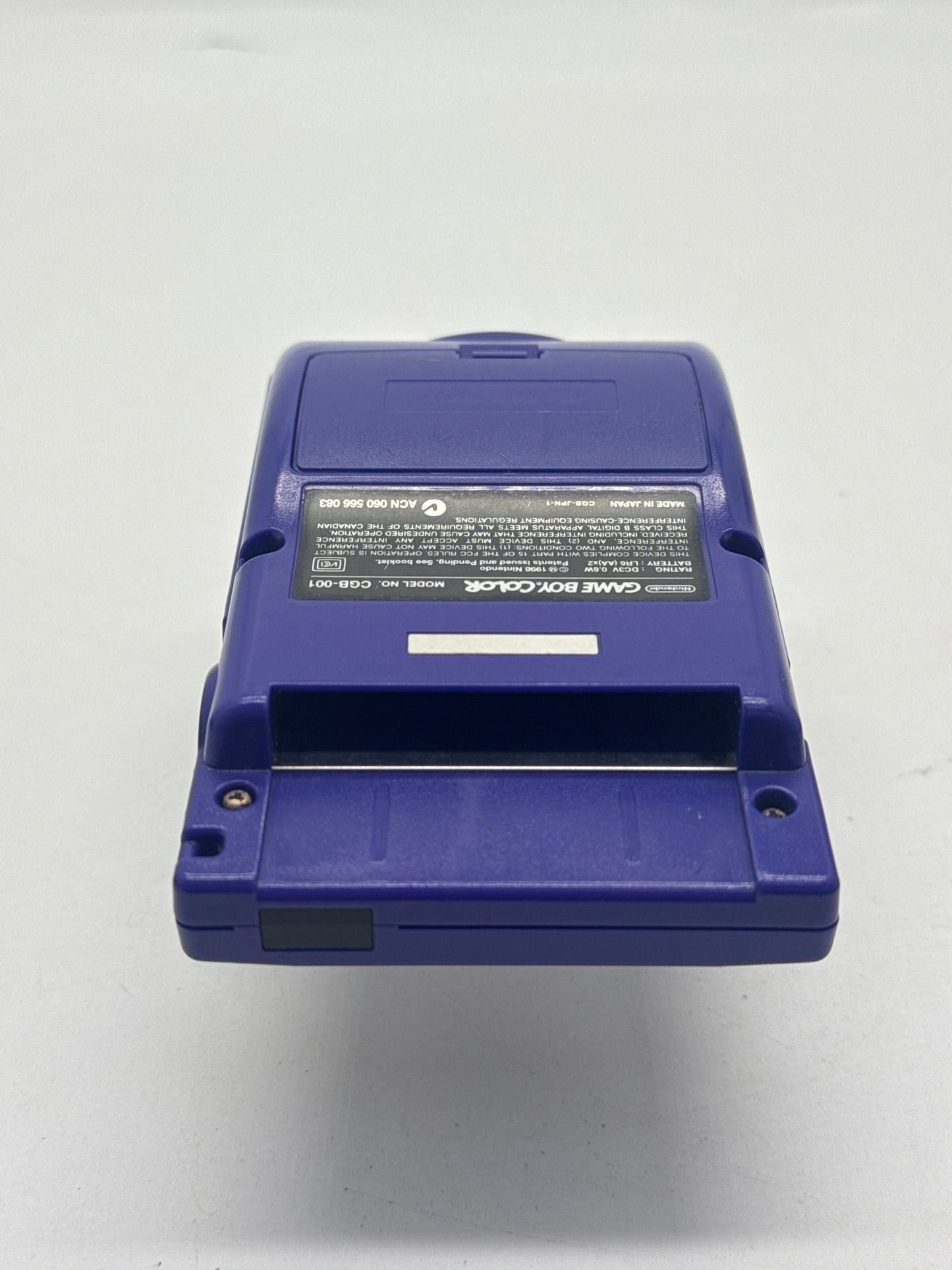 Nintendo Game Boy Color CGB-001 Purple Console #646 Aftermarket Lens or/and Shell