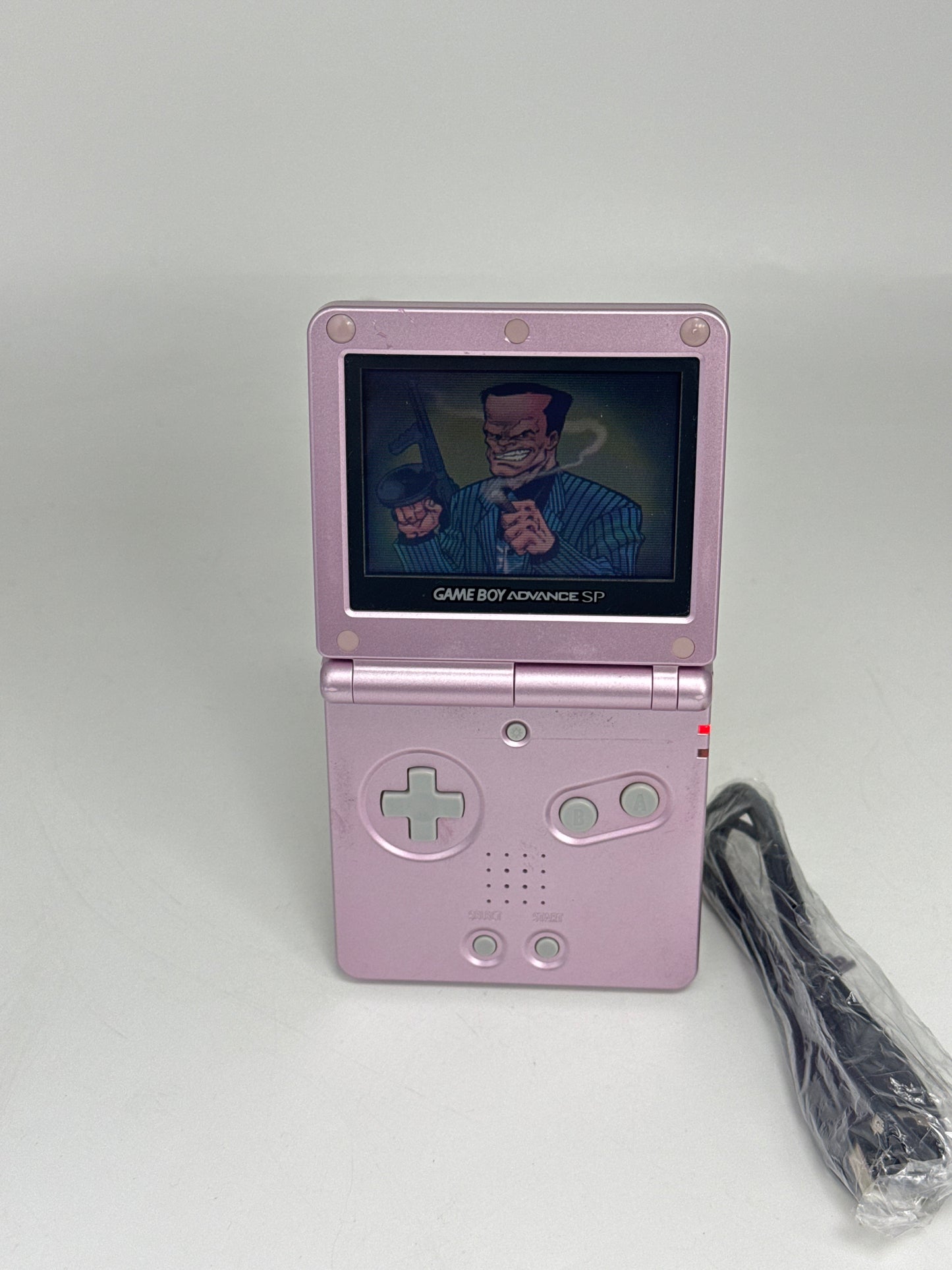 Nintendo Game Boy Advance SP AGS-001 Pink Console #657 w/ Charger