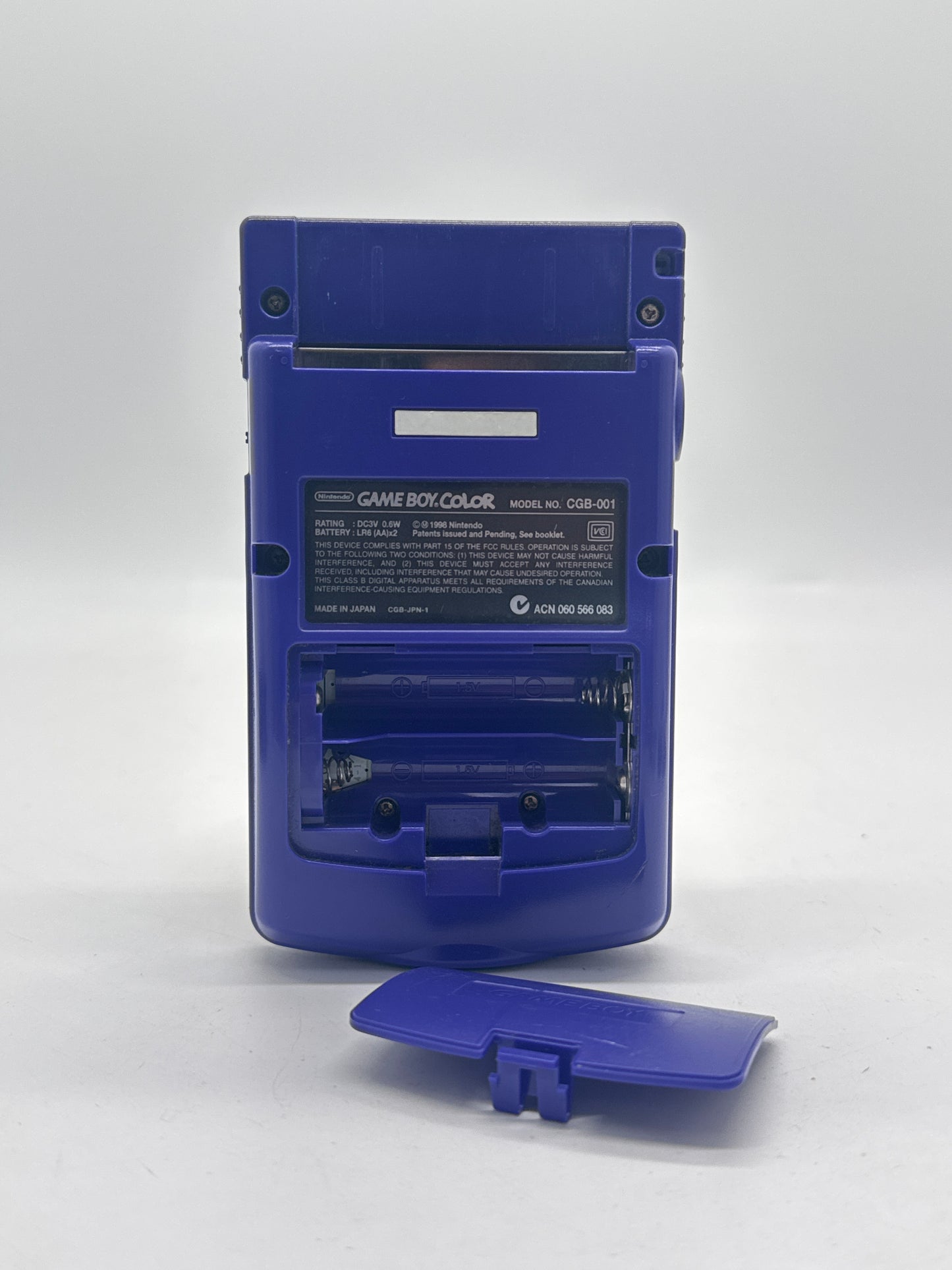 Nintendo Game Boy Color CGB-001 Purple Console #646 Aftermarket Lens or/and Shell