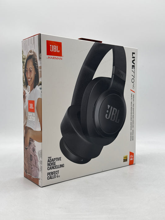 New JBL by Harman Live 770NC Wireless Over-Ear Headphones Noise Cancelling Black