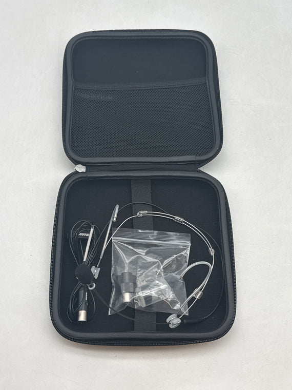 Shure DH5B/O-MTQG DuraPlex Omni Headset Mic, Black, MTQG Connector