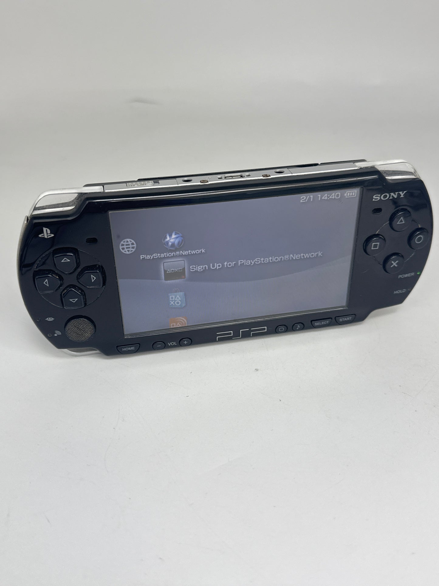 Sony PSP-2000 Piano Black Console #68 w/ 2400mAh Battery No Charger