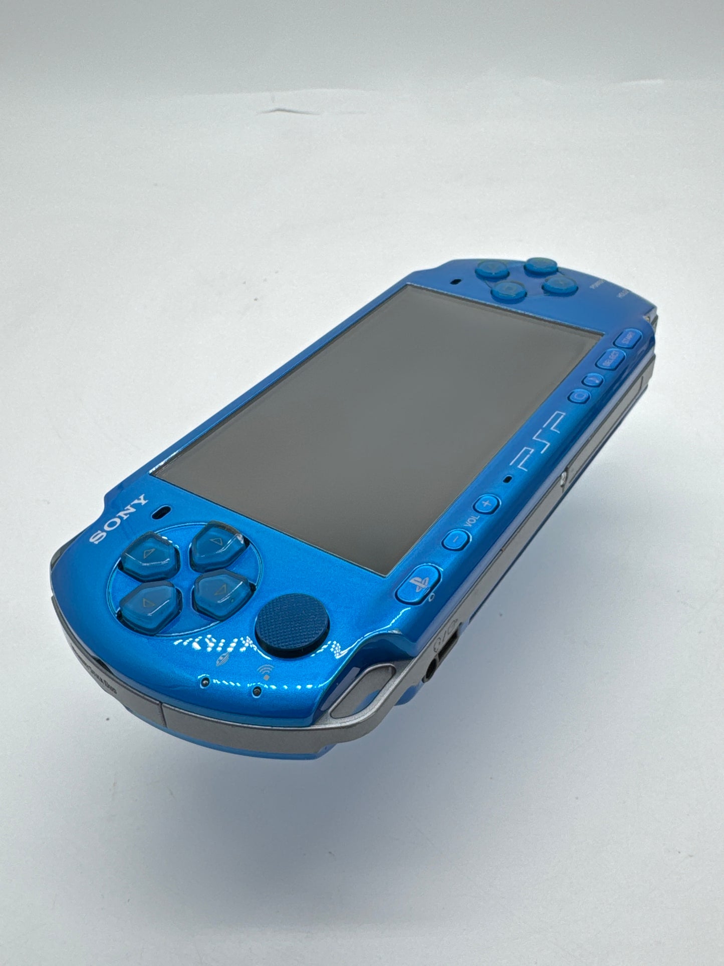 Sony PSP-3000 Blue Console #230 No Battery No Charger READ AS IS