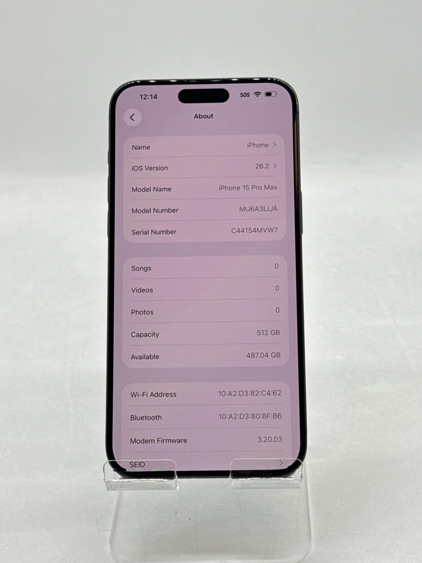 US Xfinity Mobile Apple iPhone 15 Pro Max A2849 512GB Black 83% Battery health