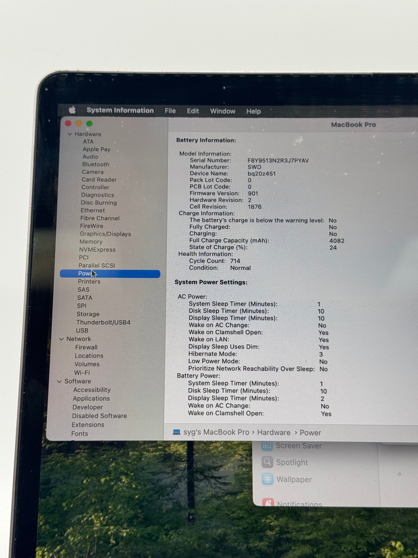 2019 Apple Macbook Pro 13" A1989 Core i7 2.8GHz 16GB RAM 1TB SSD Space Gray