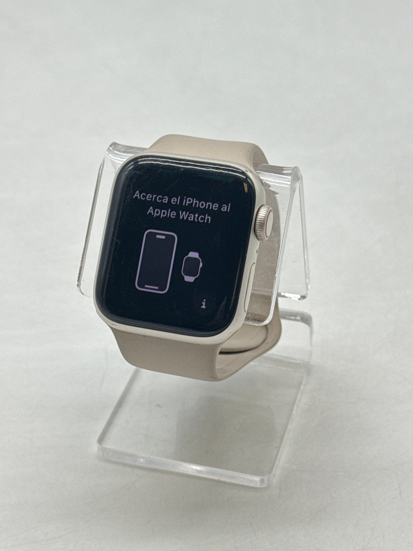 Unlocked Apple Watch SE 2 A2726 40mm GPS + Cellular Starlight Aluminum