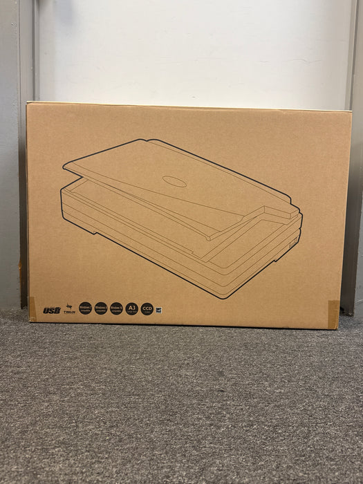 Plustek OpticPro A320E A3 Flatbed CCD Scanner New In Box