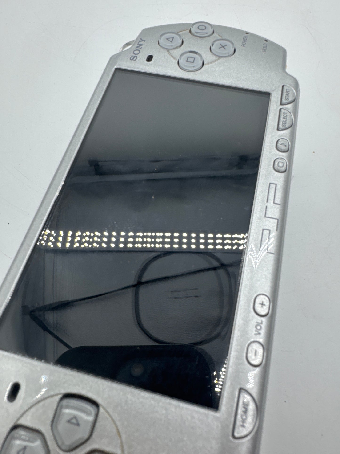 Sony PSP-2000 Silver Console #87 w/2400mAh Battery & No Charger