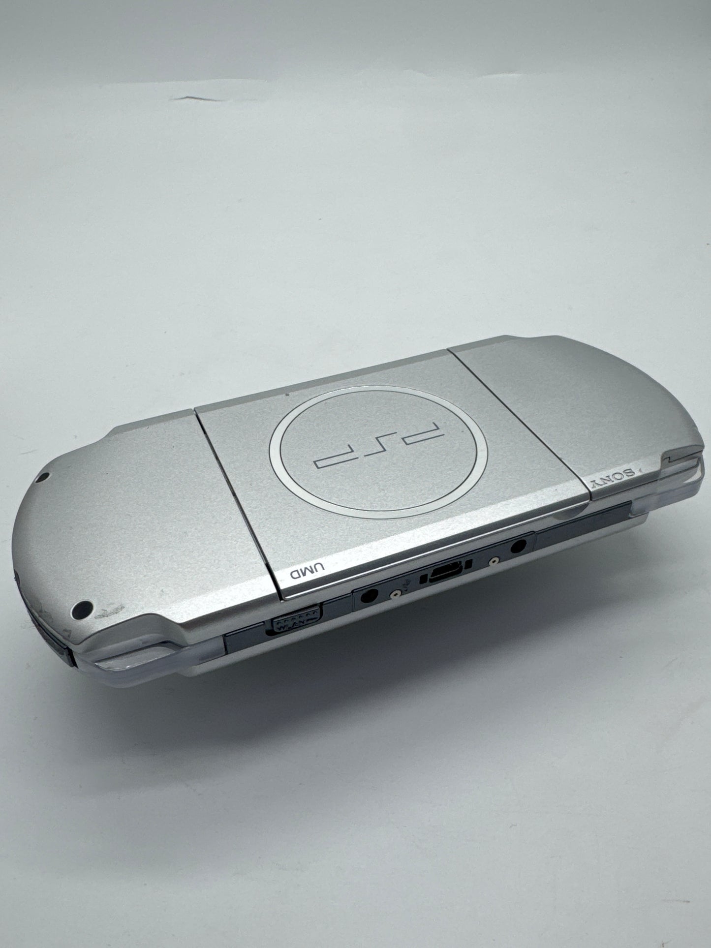 Sony PlayStation Portable PSP-3000 Mystic Silver Console w/ 2400mAh Battery #89