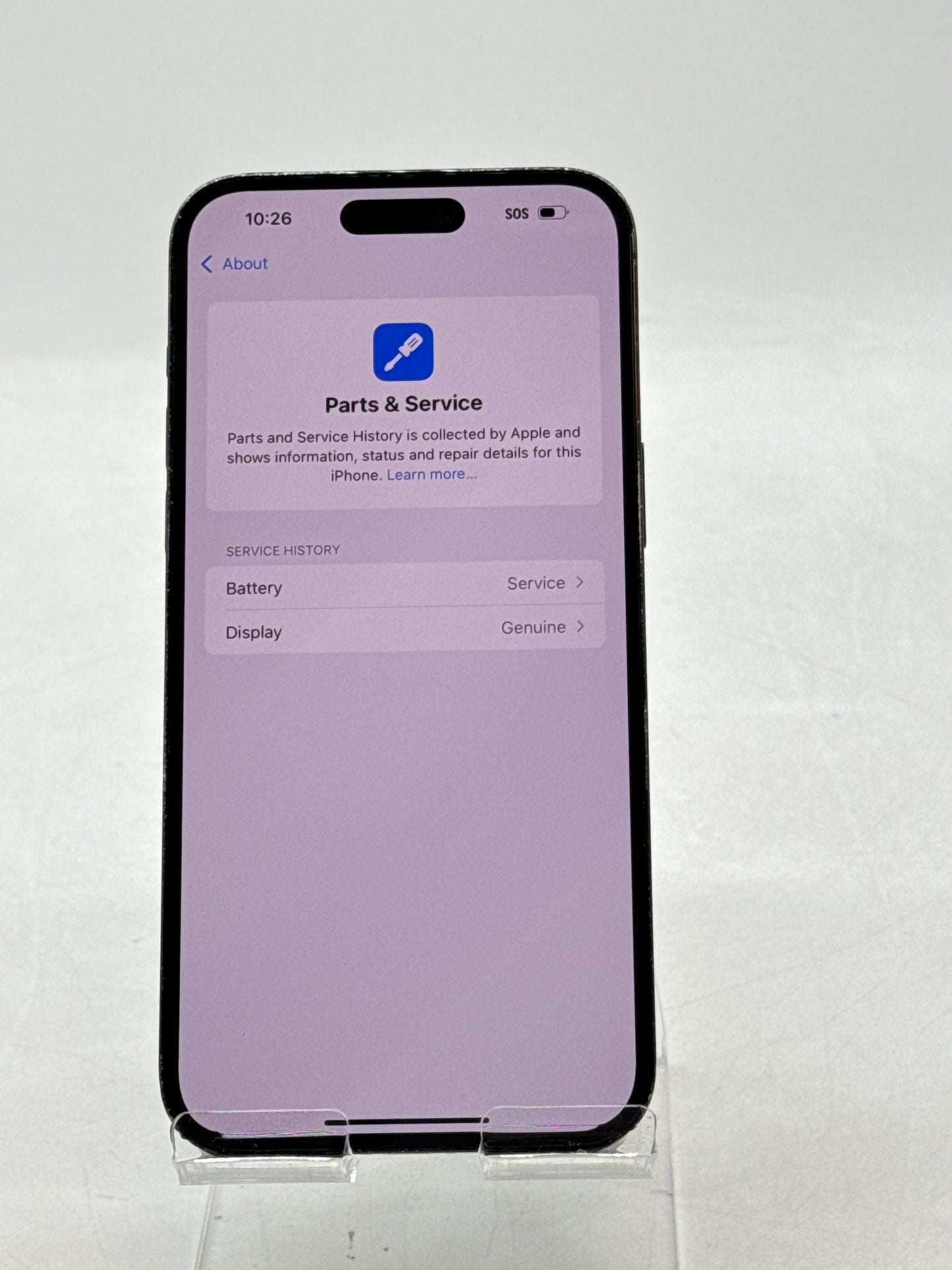 Unlocked Apple iPhone 14 Pro Max A2651 128GB Space Black - Cracked Back Read!