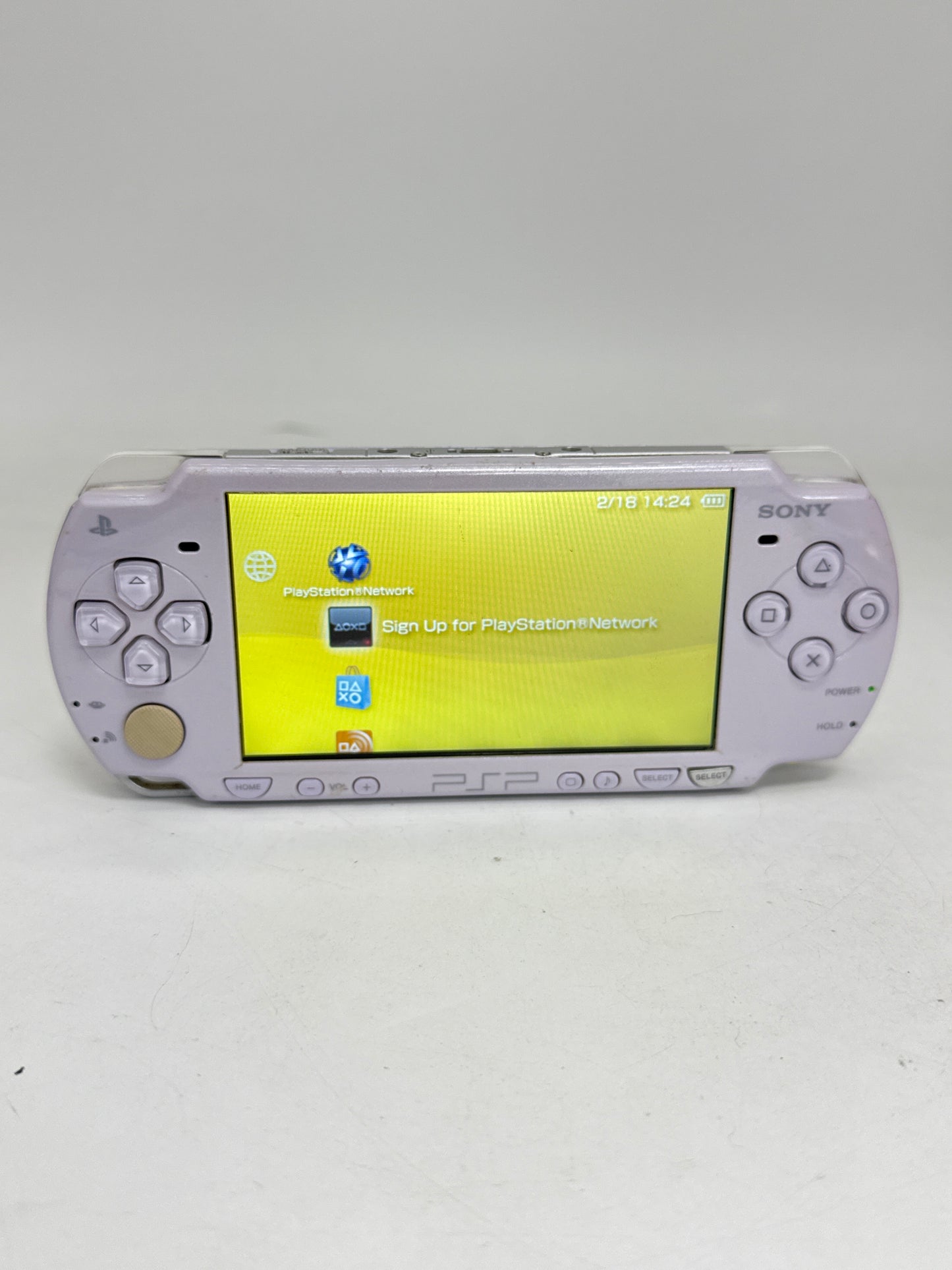 Sony PlayStation PSP-2000 Lavender Console Only #381 READ AS IS