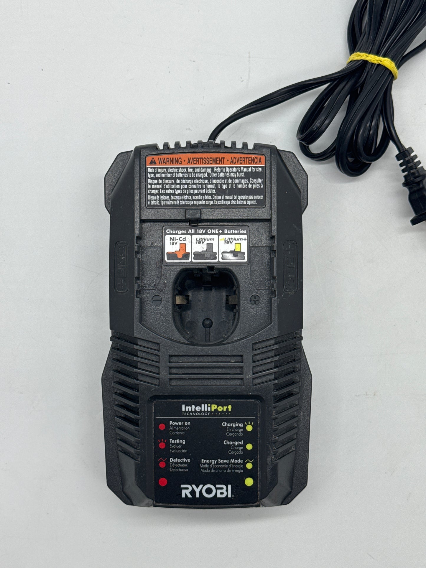 RYOBI P118 Li-Ion 18V ONE+ Intelliport Battery Charger - Used