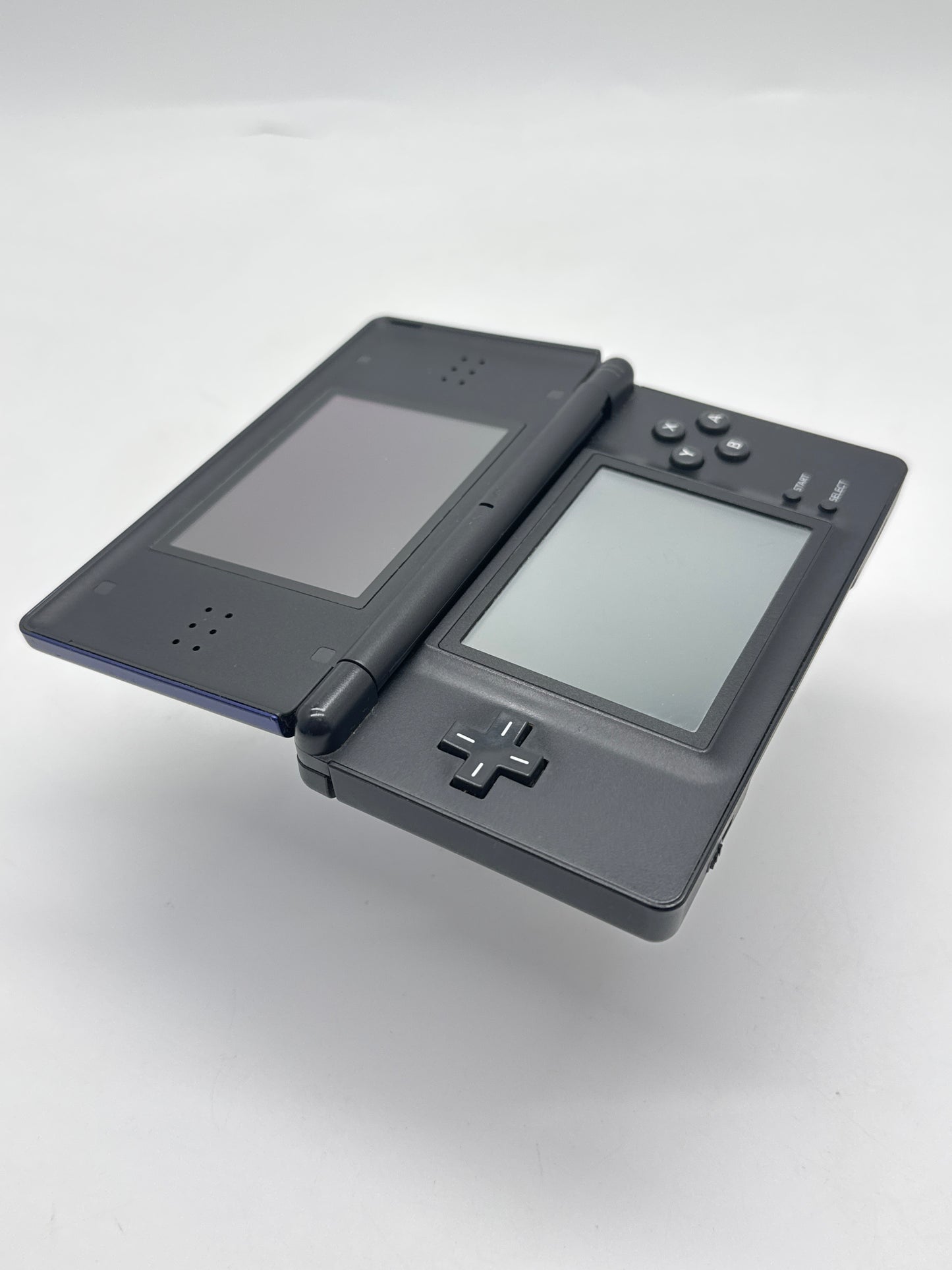 Nintendo DS Lite USG-001 Blue Black Console #60 Loose Hinge Bad Top Screen AS IS