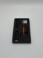 Luxury Stainless Steel Case Rubber Band Mod Kit For Apple Watch 44mm - image 3