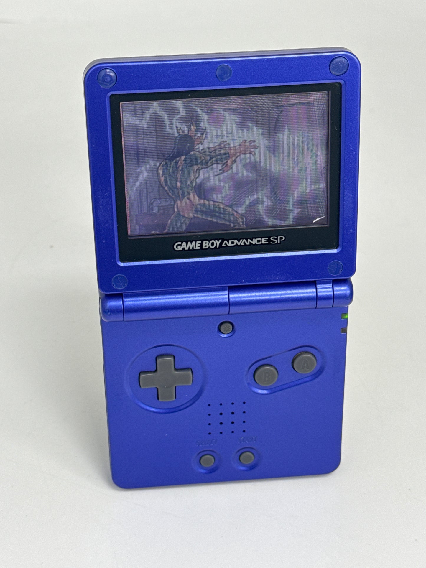 Nintendo Game Boy Advance SP AGS-001 Blue Console #655 w/ Charger