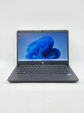 HP Stream 14-cf2121wm 14" Celeron N4120 4GB RAM 64GB eMMC Black - Used image 1