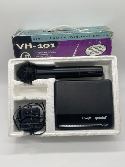 Gemini GCI TECHNOLOGIES VH101 Microphone - Black - Used with Box - Free Shipping