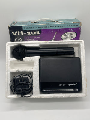 Gemini GCI TECHNOLOGIES VH101 Microphone - Black - Used with Box - Free Shipping