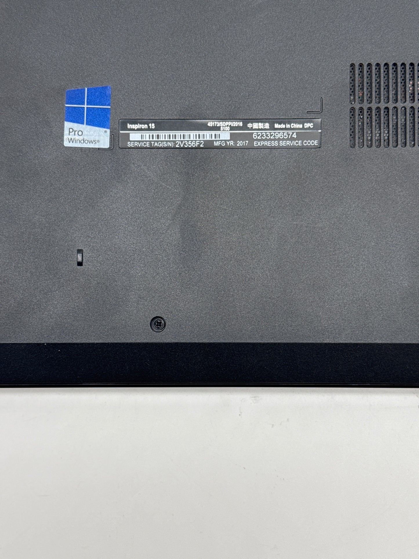 Dell Inspiron 15 3000 Series 15.6” i3 7th Gen 8GB RAM 1TB HDD - Used