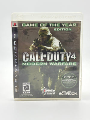 Call of Duty 4: Modern Warfare GOTY Sony PlayStation 3 PS3 Game Free Shipping