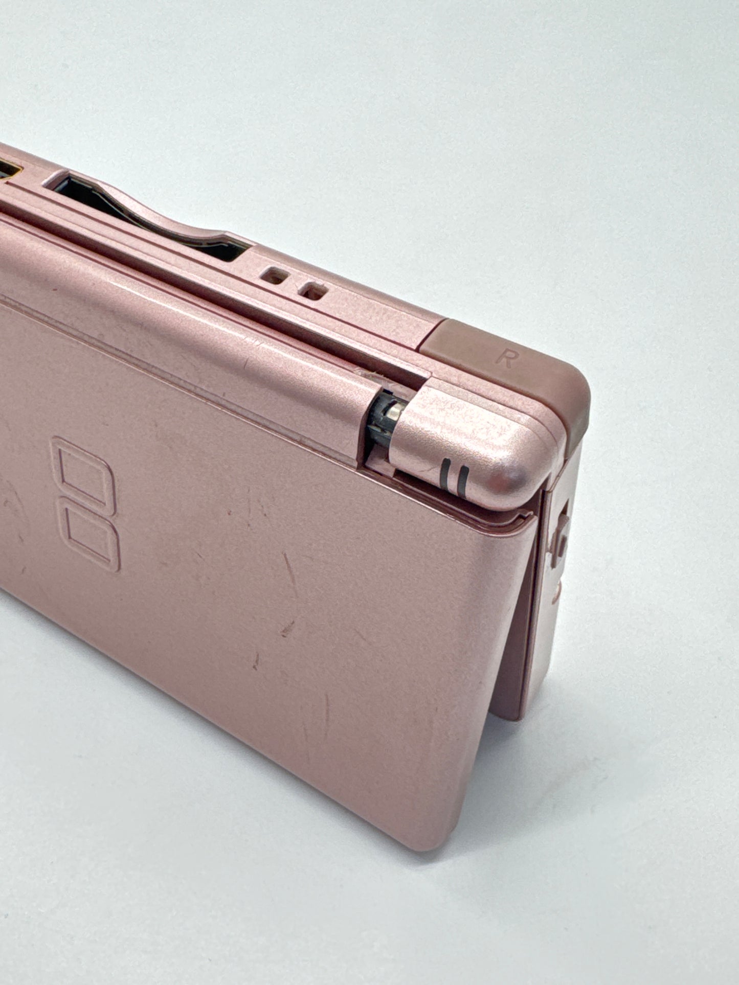 Nintendo DS Lite USG-001 Metallic Rose Console #49 Bad Hinge
