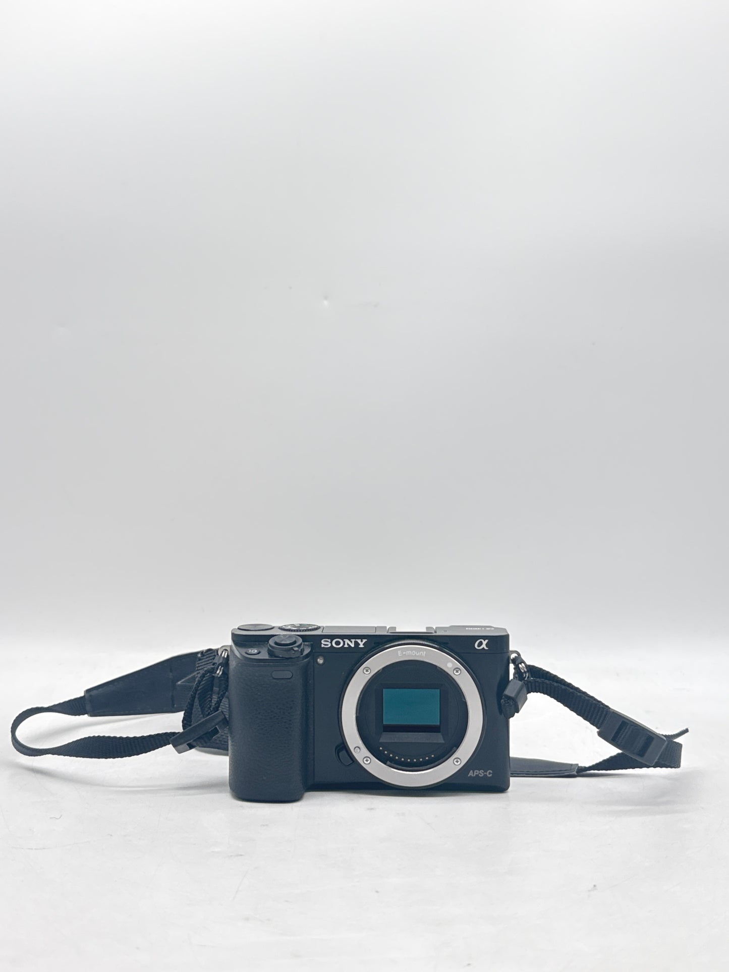 Sony A6000 24.3 MP Mirrorless Digital SLR Camera W/SD Card & Adapter - Black