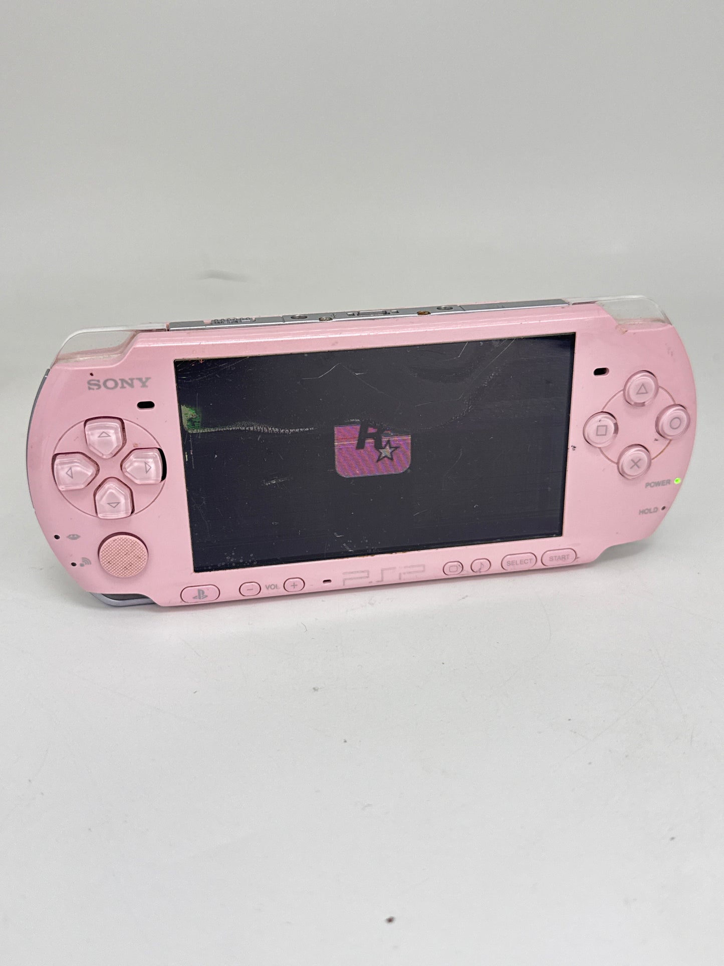 Sony PSP-3000 Pink Console #257 No Battery or Lid No Charger BAD DISPLAY AS IS